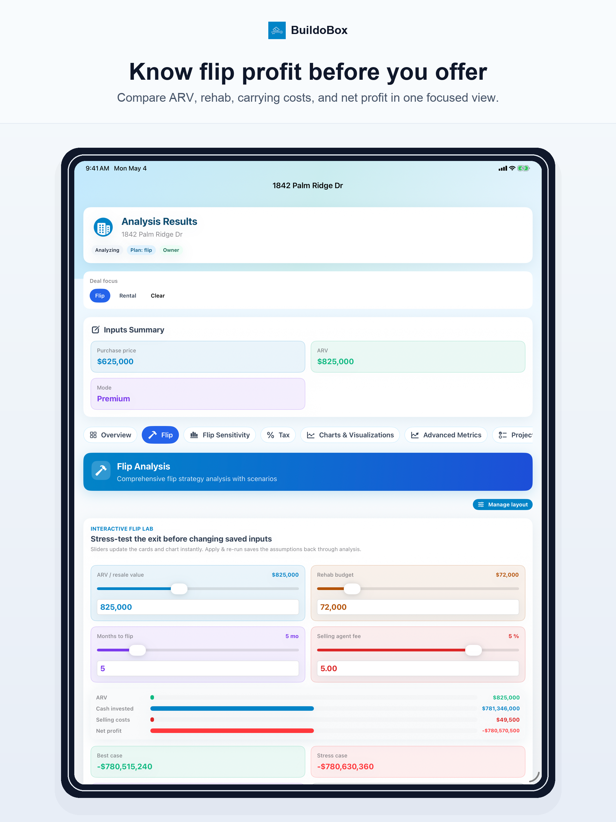 BuildoBox Fix & flip on iPad